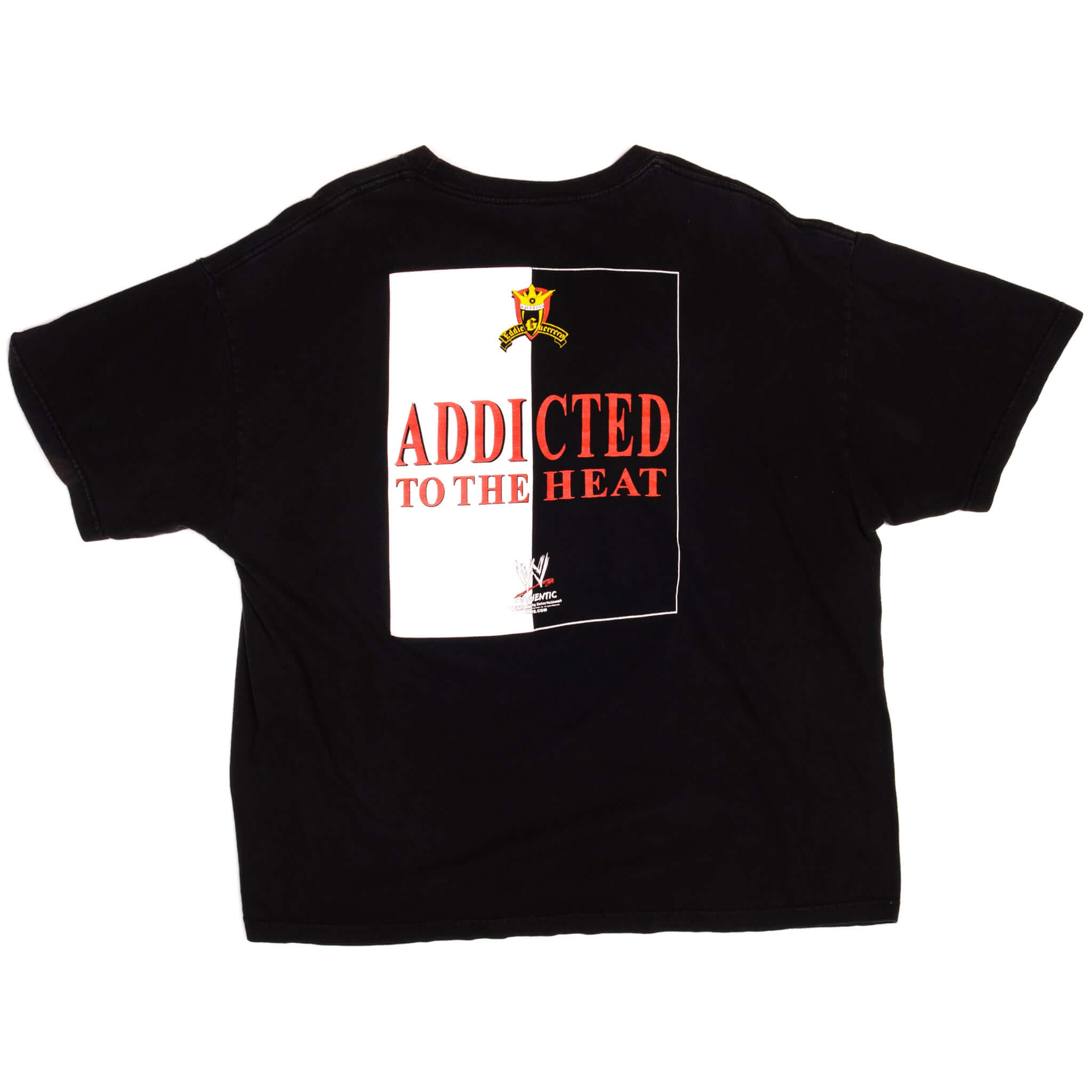 Vintage World Wrestling Entertainment Latino Heat Addicted To The Heat Tee Shirt 2000's Size 2XLarge.