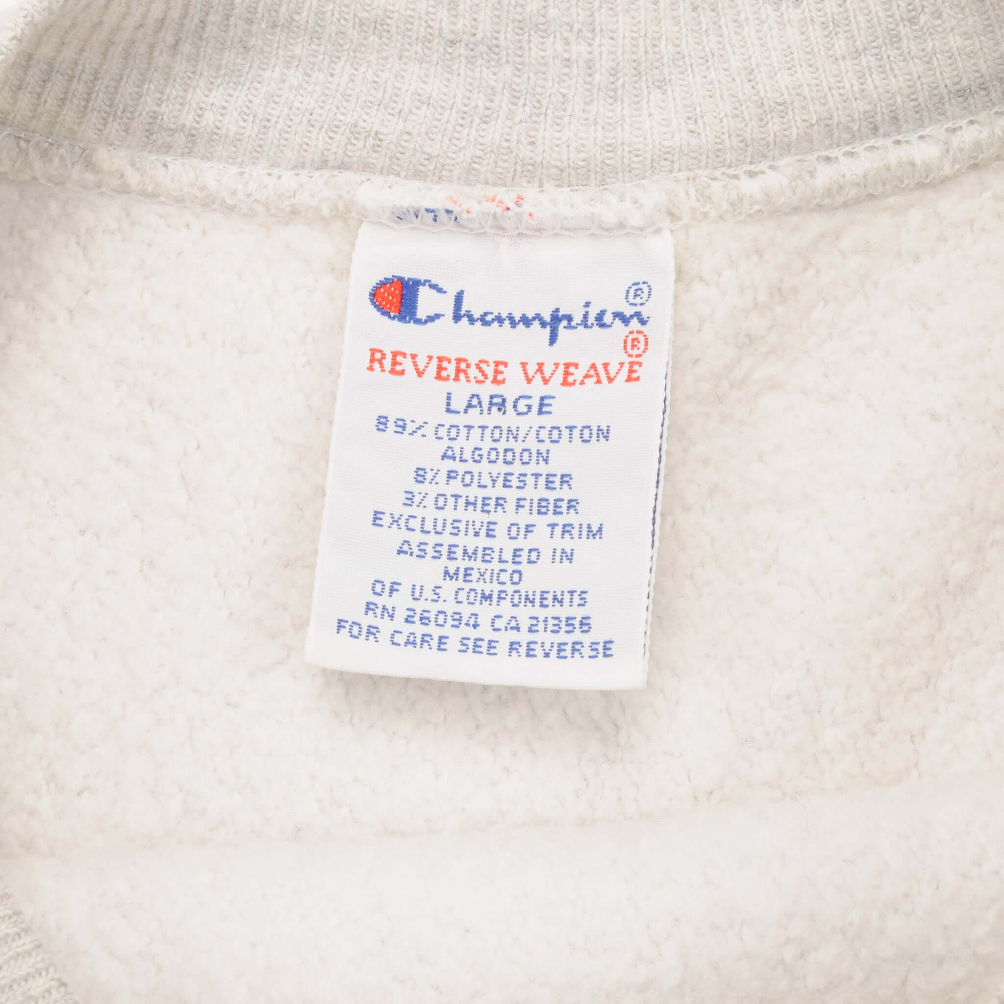 VINTAGE CHAMPION REVERSE WEAVE HBS HARVARD SWEATSHIRT 1990S LARGE MADE USA