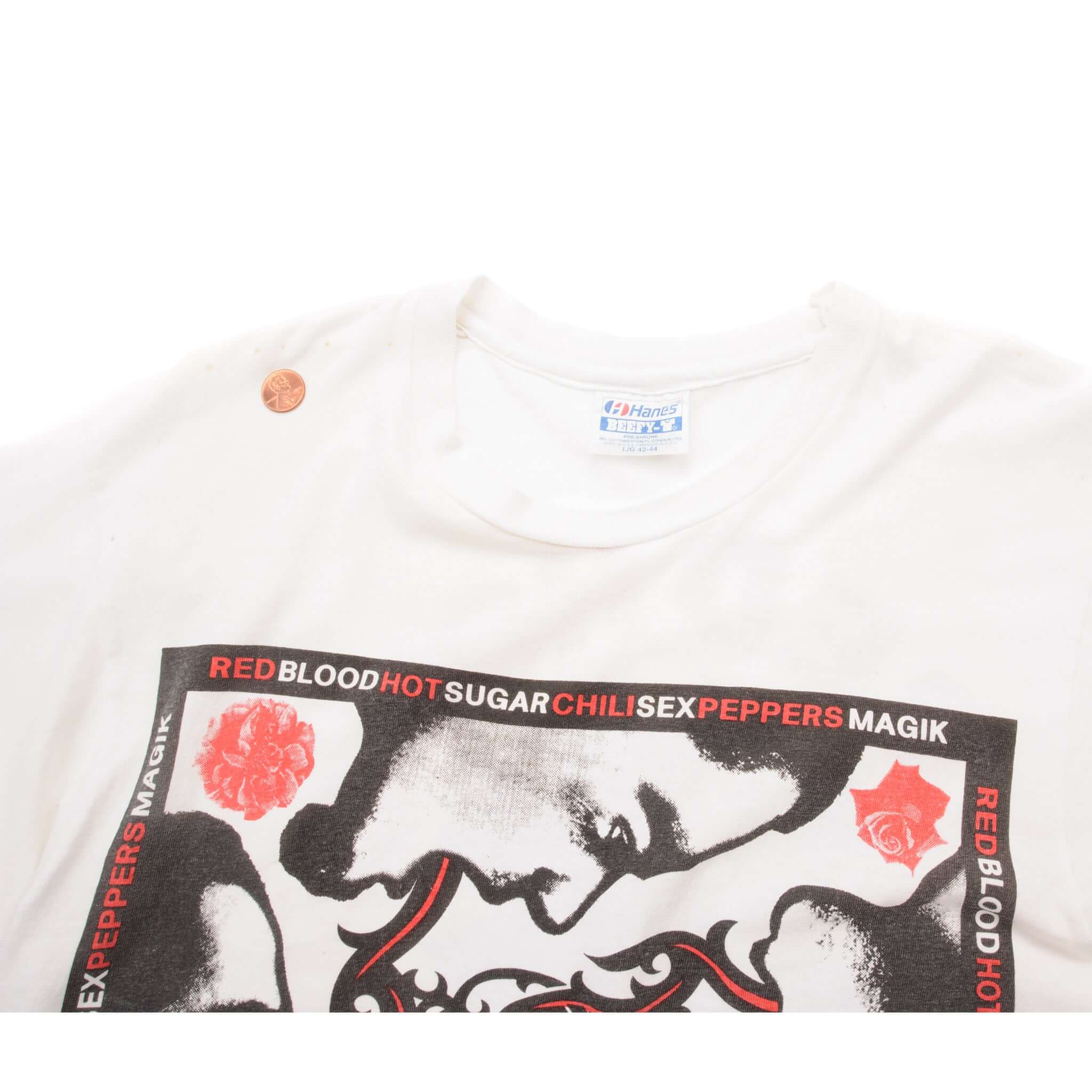 VINTAGE RED HOT CHILI PEPPERS TEE SHIRT 1990'S SIZE MEDIUM MADE IN USA