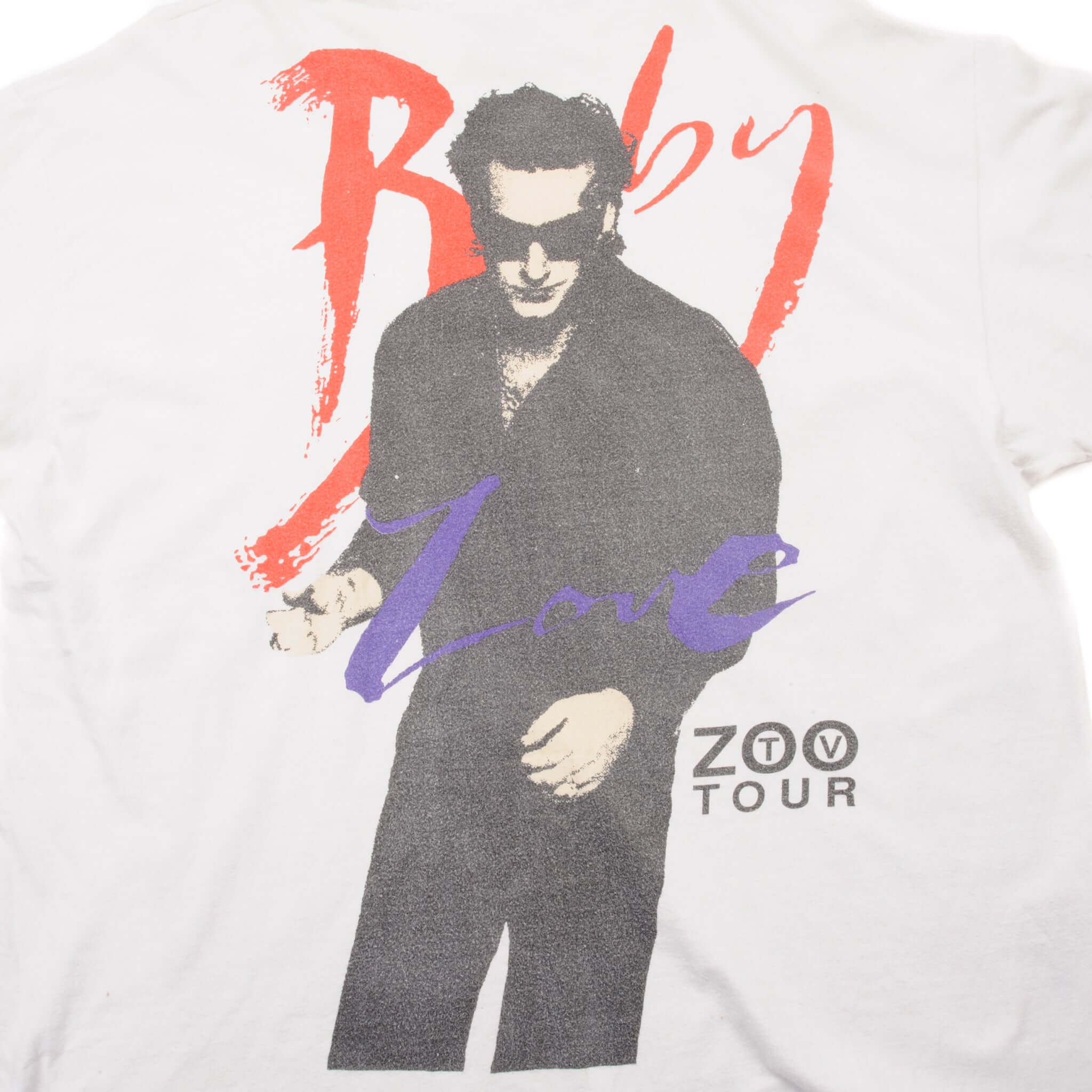VINTAGE U2 ZOO TV TOUR TEE SHIRT 1992 SIZE XL MADE IN USA