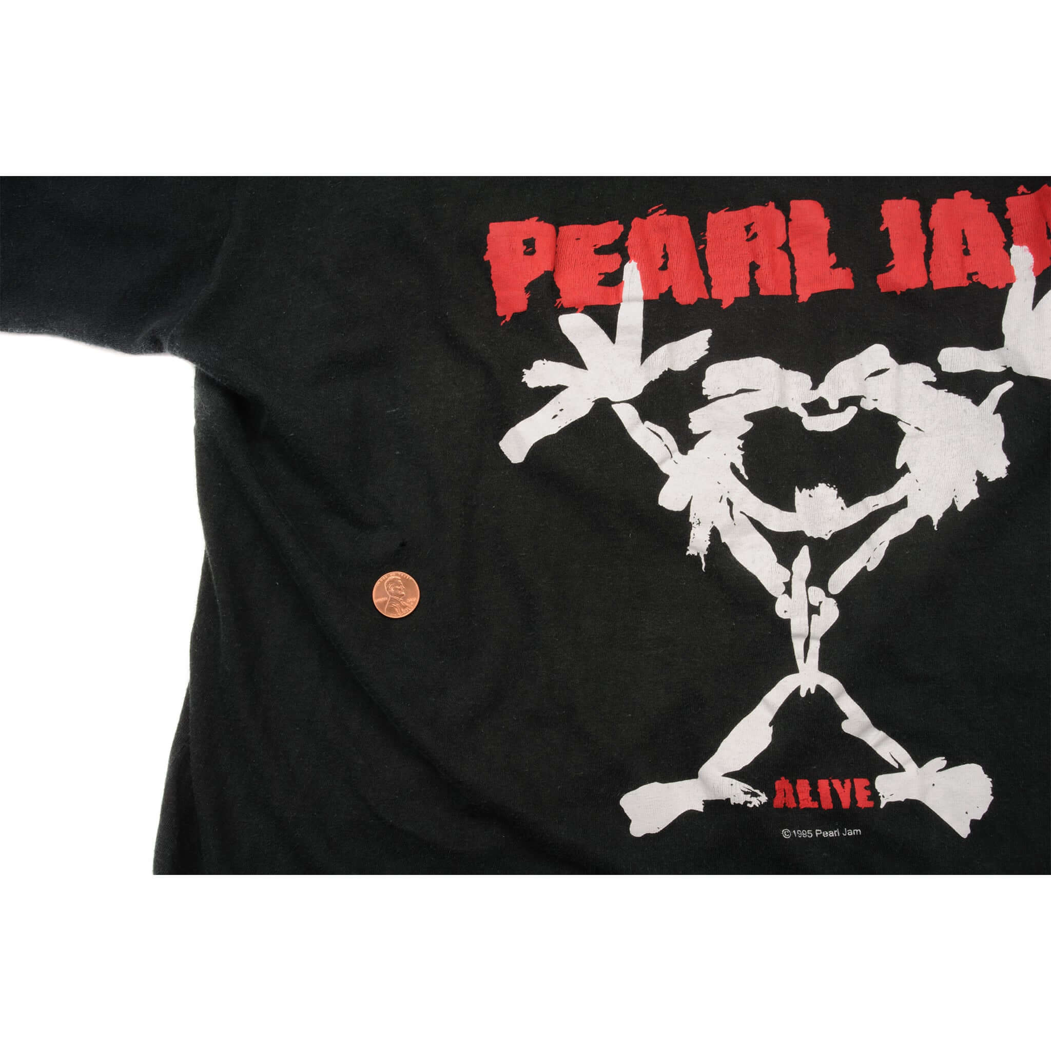 VINTAGE PEARL JAM ALIVE TEE SHIRT 1995 SIZE LARGE