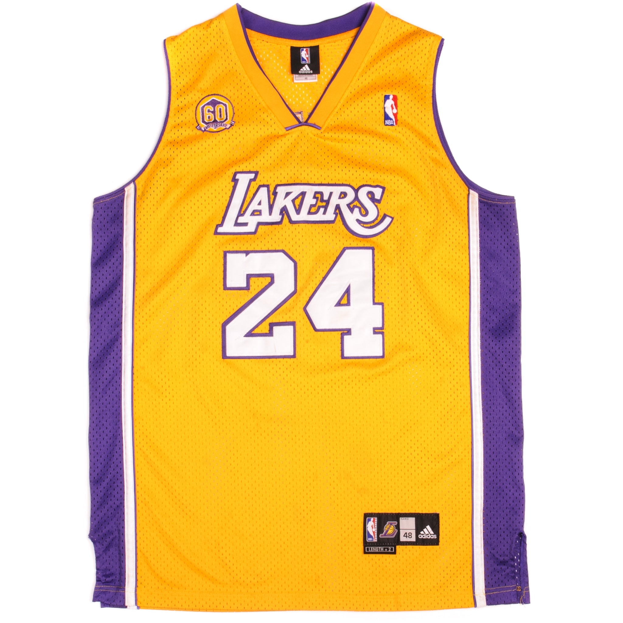 Vintage Los Angeles Lakers 60 Years Jersey Size X-Large