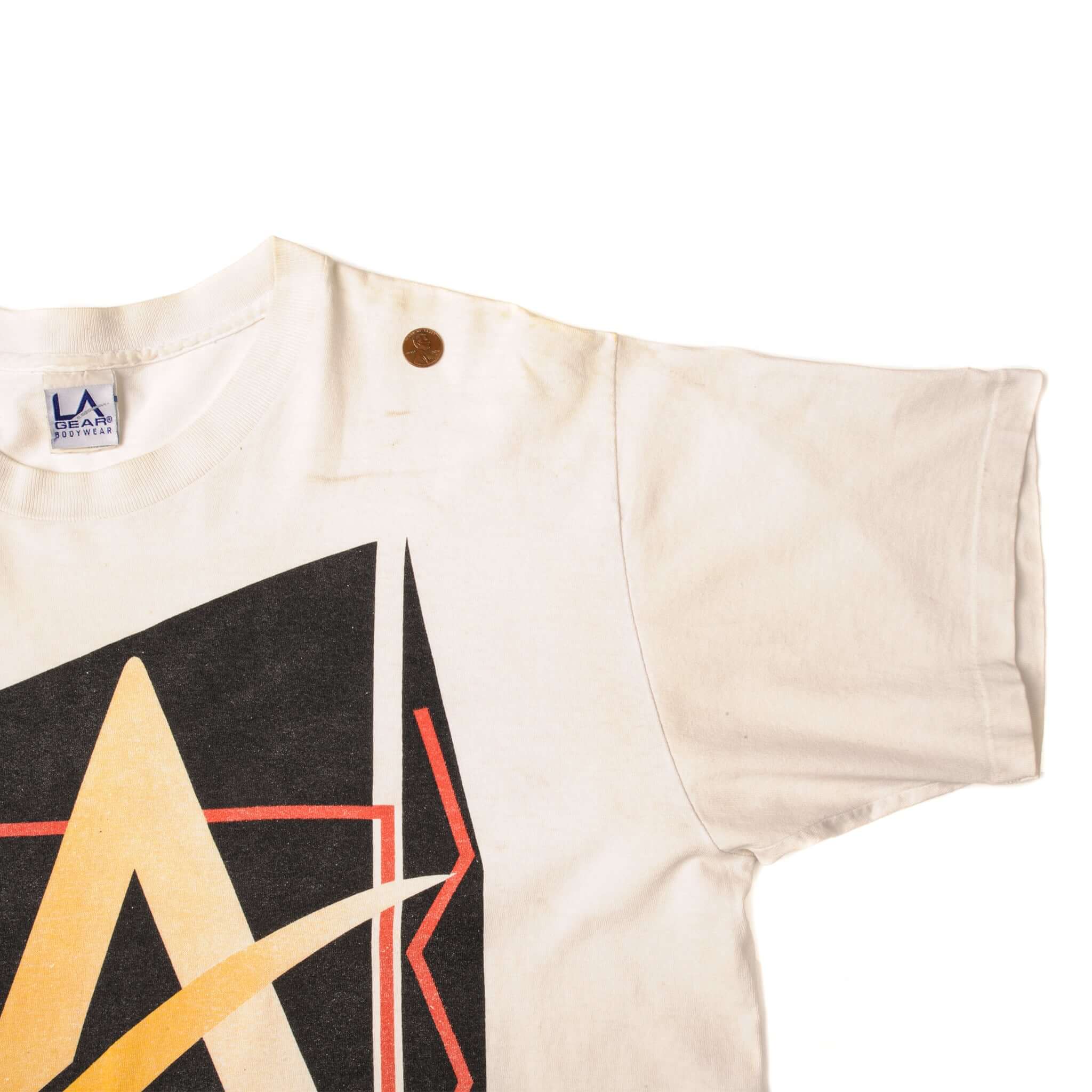 VINTAGE LA GEAR TEE SHIRT 1990s SIZE XL MADE IN USA