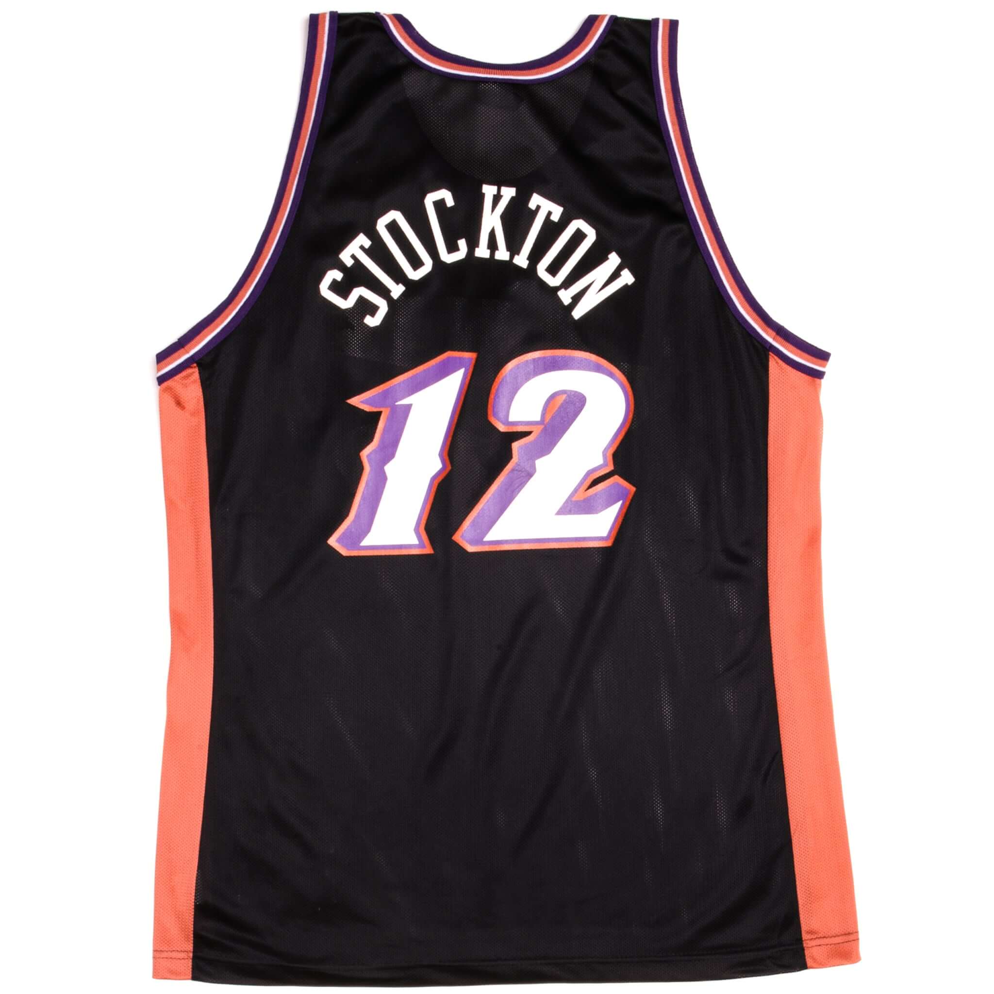 Vintage Champion NBA Utah Jazz John Stockton #12 Jersey 1990s Size 48.
