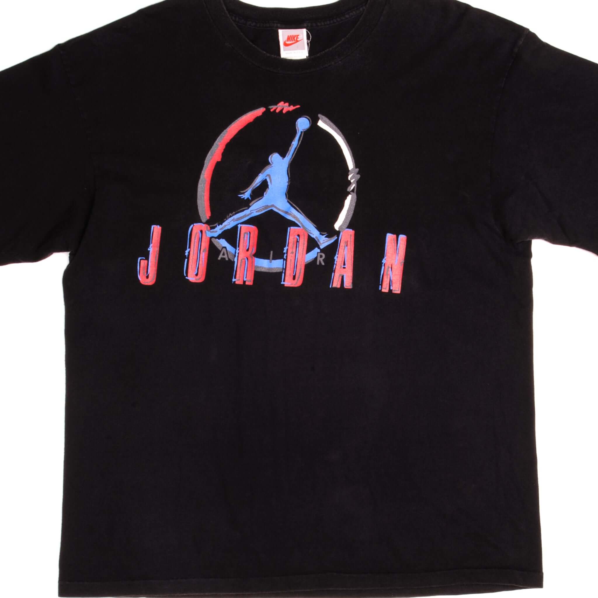 trofast Bryde igennem eftertiden VINTAGE NIKE AIR JORDAN TEE SHIRT 1987-1994 SIZE XL MADE IN USA – Vintage  rare usa