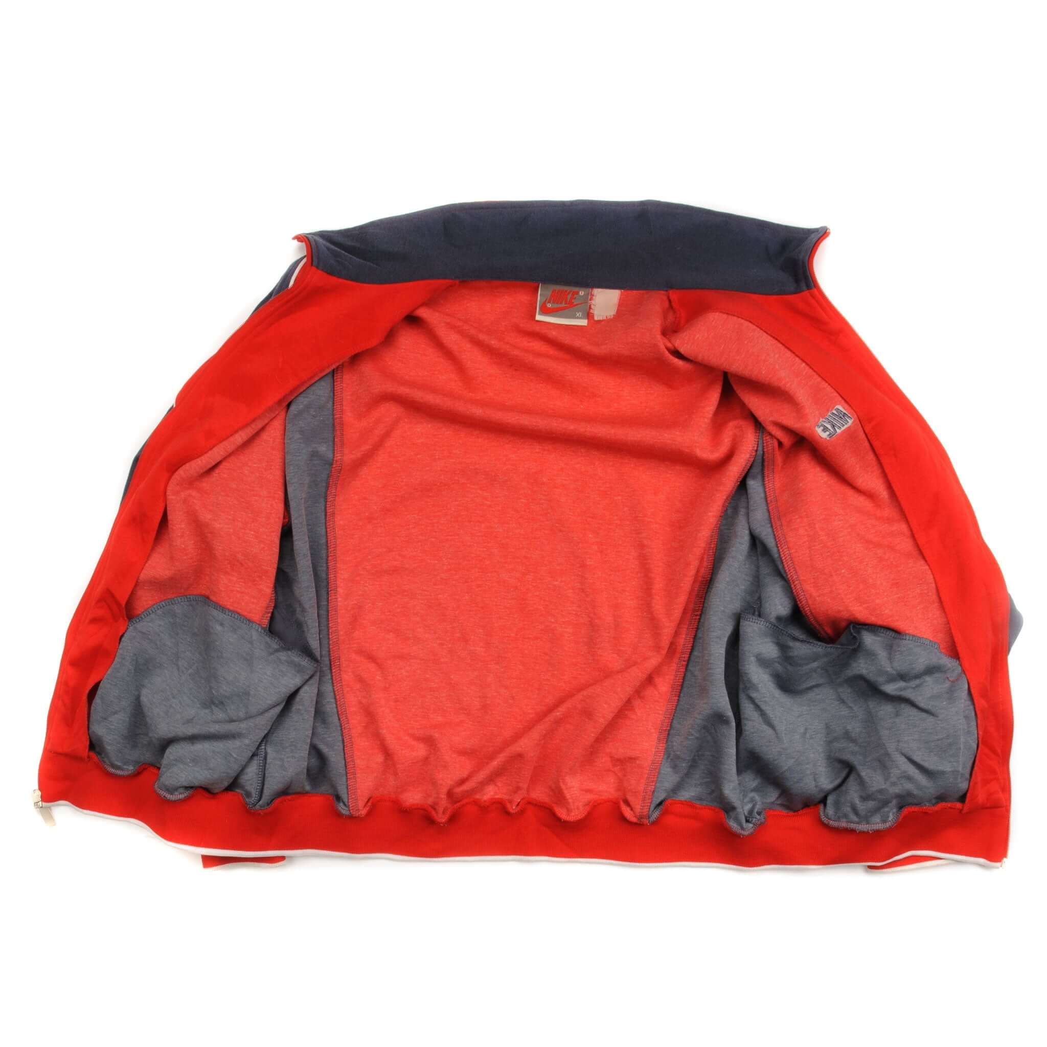 VINTAGE NIKE RED TRACK JACKET SIZE XL 1980s 1990s