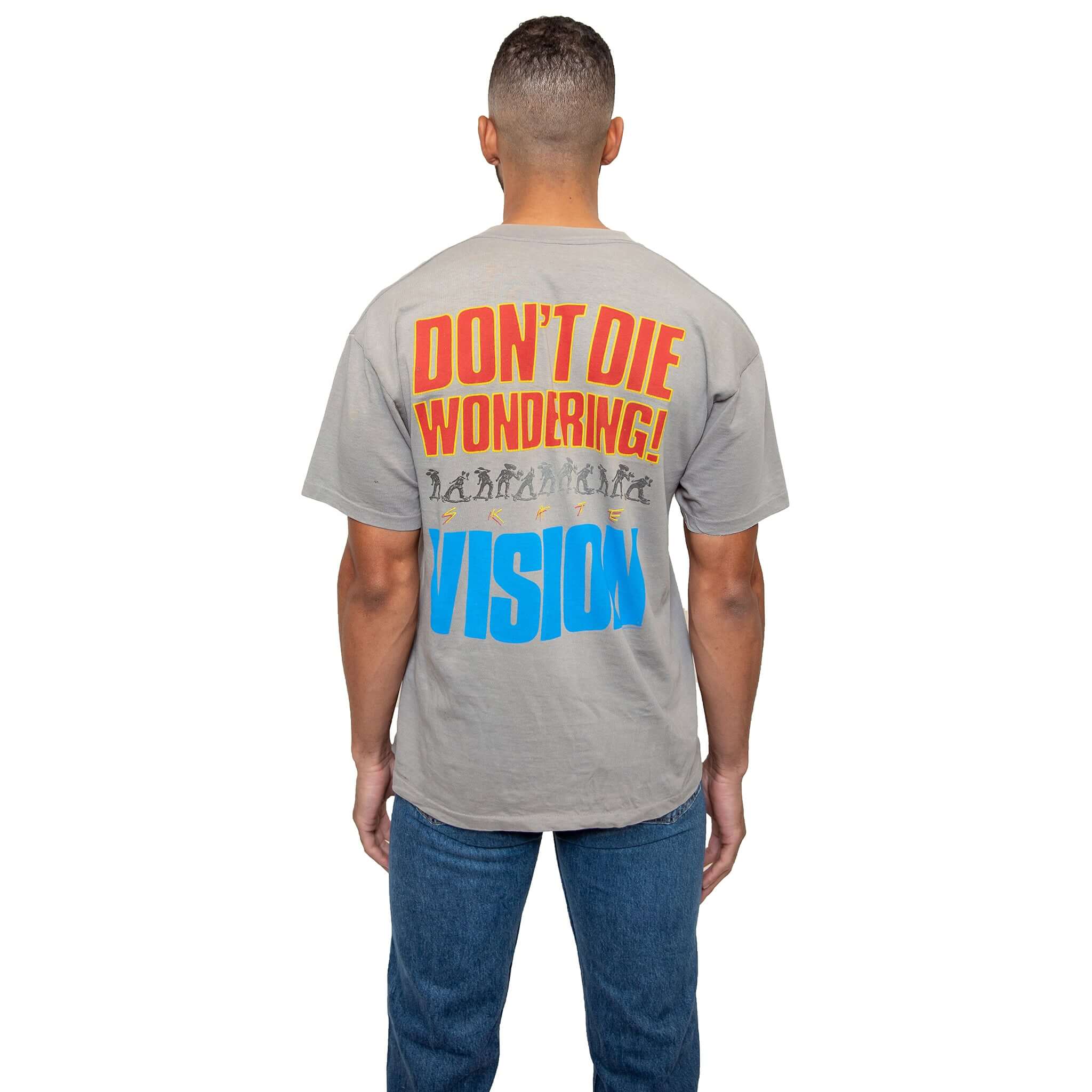 VINTAGE VISION STREETWEAR SKATE TEE SHIRT SIZE XL MADE IN USA