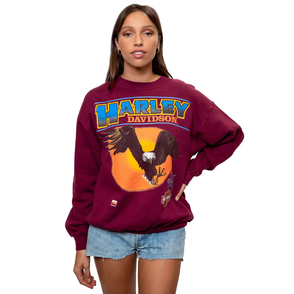 VINTAGE HARLEY DAVIDSON SWEATSHIRT SIZE LARGE MADE IN USA