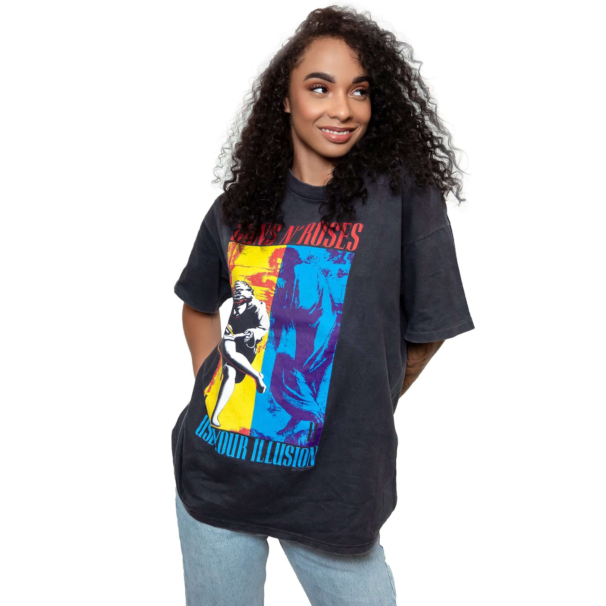 VINTAGE GUNS N' ROSES USE YOUR ILLUSION TEE SHIRT 1992 SIZE LARGE MADE IN USA