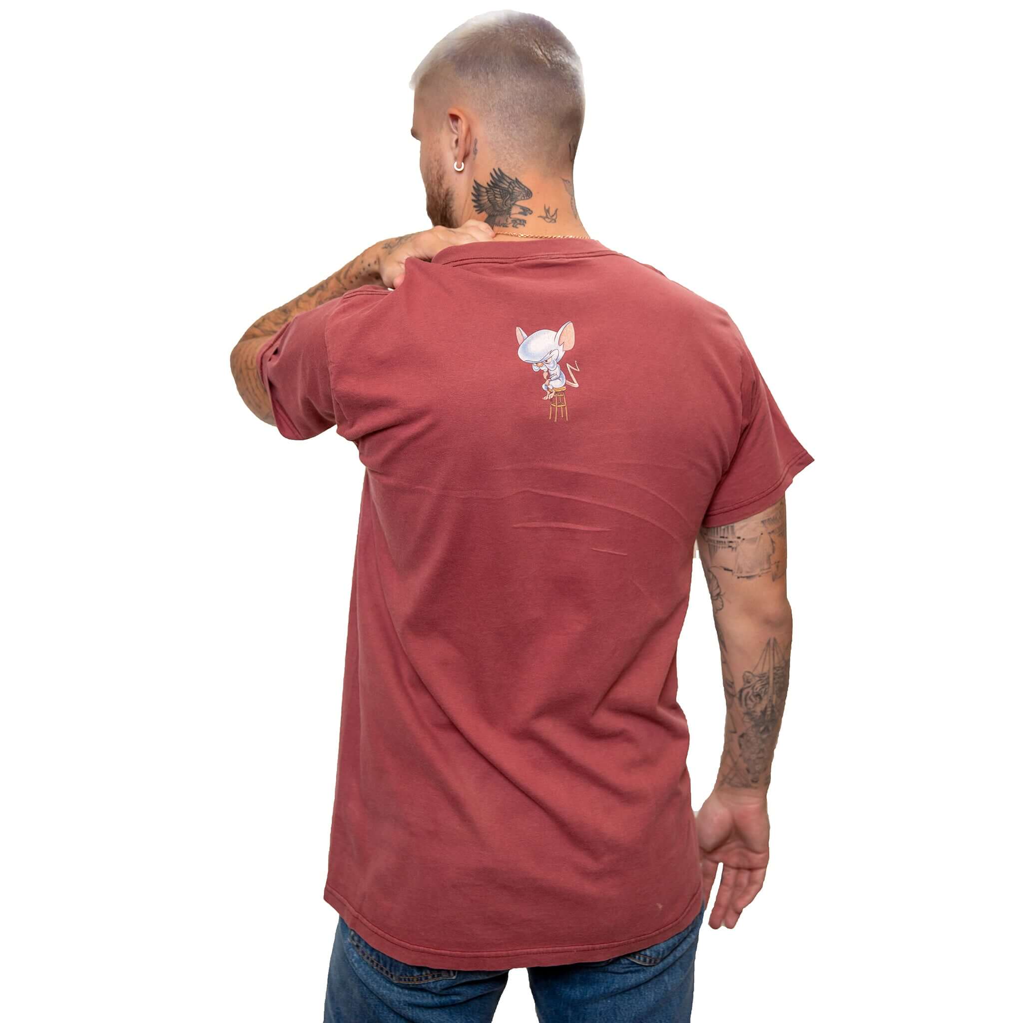 VINTAGE PINKY AND THE BRAIN TEE SHIRT 1995 SIZE SIZE LARGE