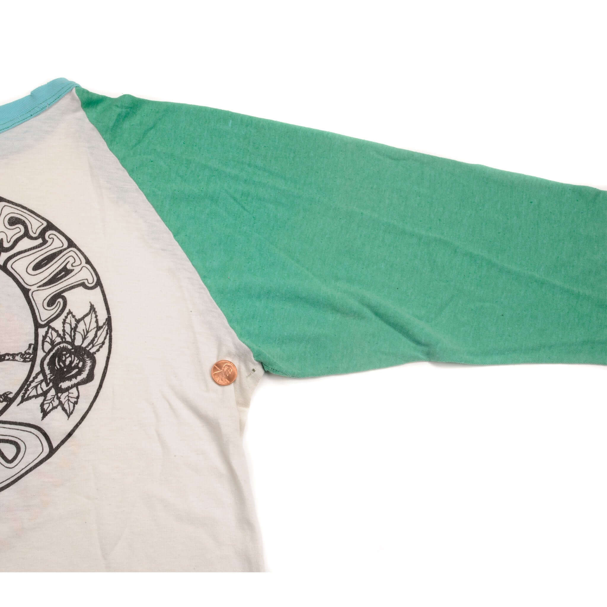 VINTAGE GRATEFUL DEAD RAGLAN TEE SHIRT 1979 SIZE SMALL MADE IN USA