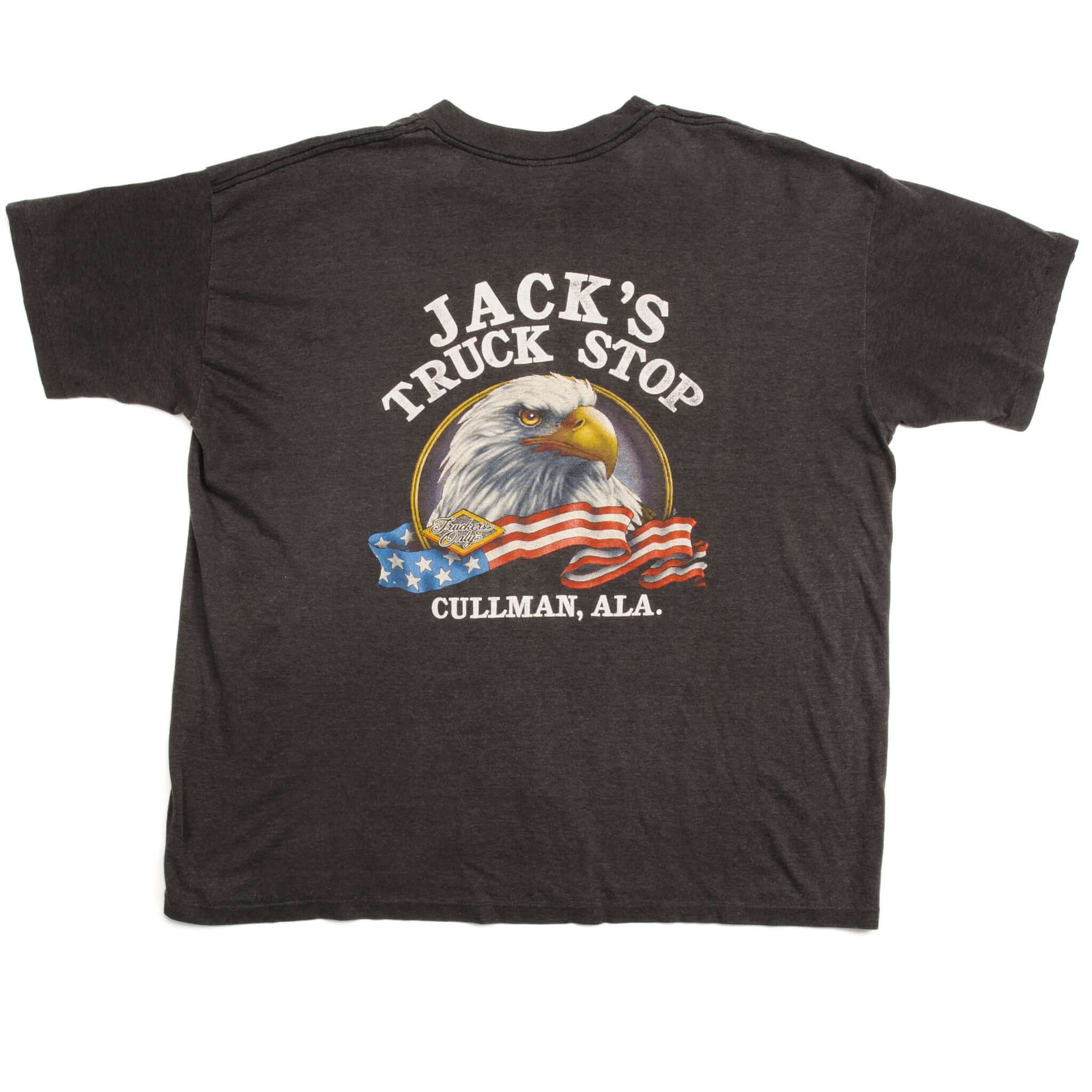 VINTAGE TRUCKERS ONLY TEE SHIRT BY 3D EMBLEM 1991 SIZE 2XL MADE IN USA