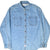 Front of Levi Strauss Signature blue denim button-up shirt with two chest pockets