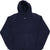 VINTAGE NIKE CENTER SWOOSH NAVY BLUE TRAVIS SCOTT HOODIE 1990S LARGE MADE IN USA