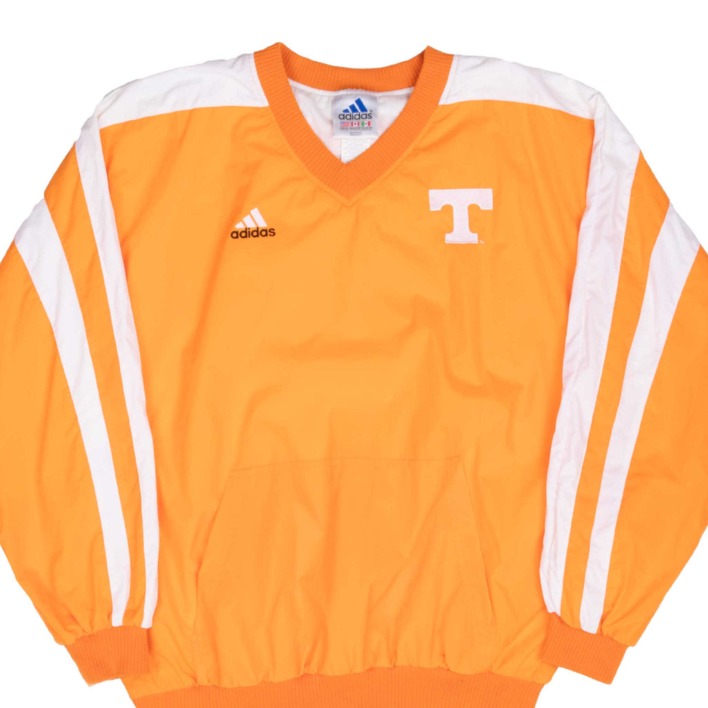 Vintage Ncaa Tennessee Volunteers Adidas Pullover Windbreaker Jacket 1990S Size XL