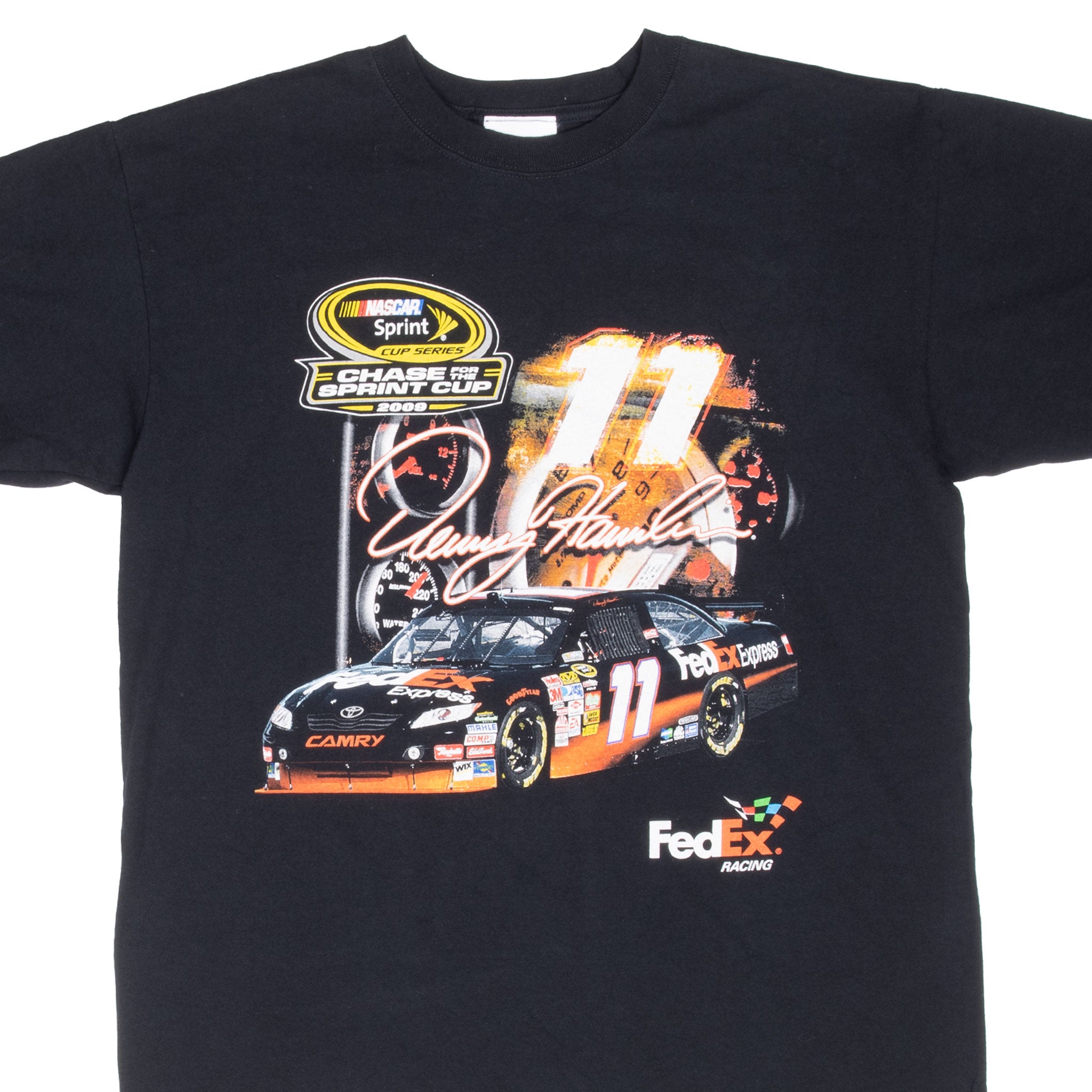 Vintage Nascar Denny Hamlin 2008 Tee Shirt Size Large