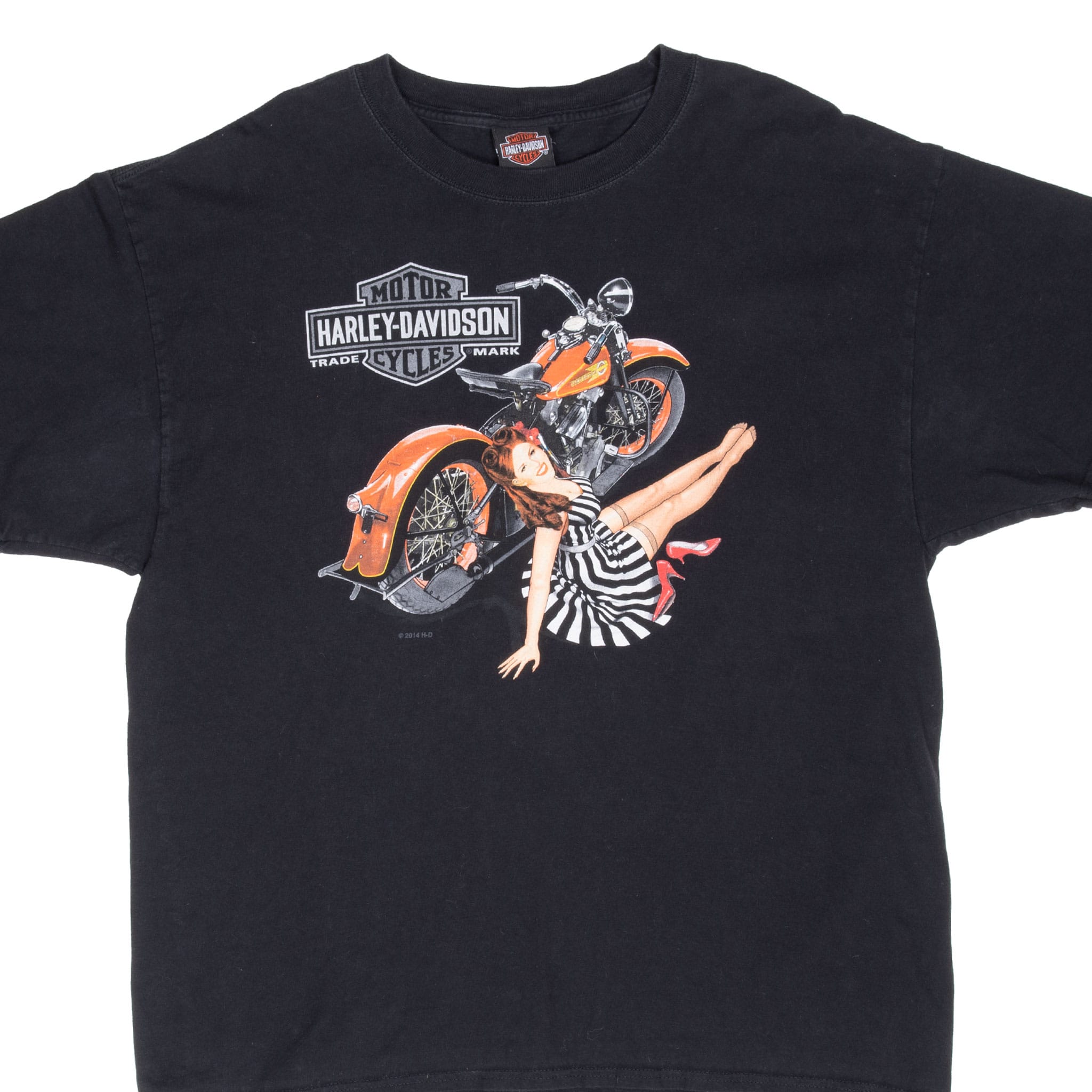 VINTAGE HARLEY DAVIDSON SIOUX FALLS SOUTH DAKOTA TEE SHIRT 2014 XL