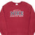 Vintage Blue Nike Athletic Dept Burgundy Sweatshirt 1990S Size XL Made In USA