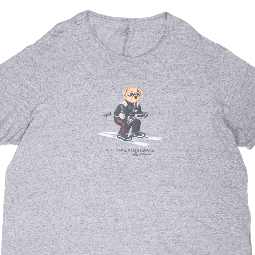 Vintage Ralph Lauren Polo Bear Ski Tee Shirt Size 4XL Big