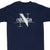 Vintage Nautica Navy Blue Tee Shirt 1990S Size Large Made In Usa
