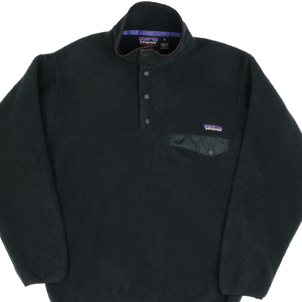 Vintage Patagonia 1990S Synchilla Snap T Pine Green Fleece Pullover Size Small