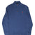 Front of blue Polo Ralph Lauren quarter-zip sweater with red pony embroidery