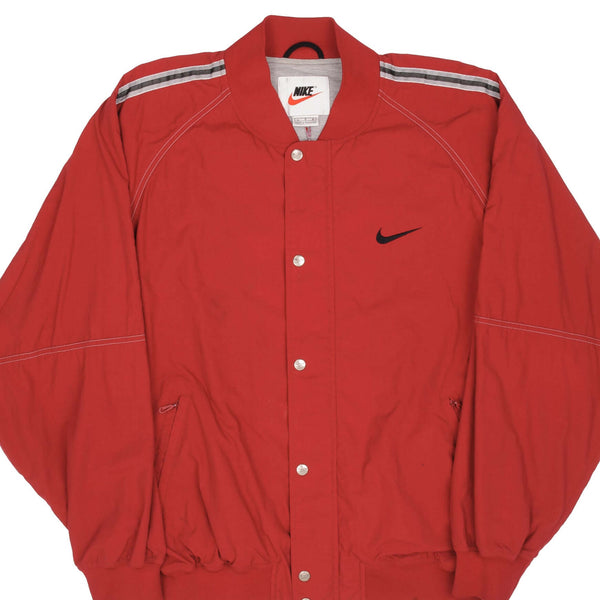 Vintage Nike Windbreaker Red Jacket 1990S Size Large