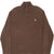 POLO RALPH LAUREN BROWN QUARTER 1/4 ZIP SWEATER SIZE XL
