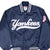 VINTAGE MLB NEW YORK YANKEES 1990S MAJESTIC BOMBER SATIN JACKET SMALL