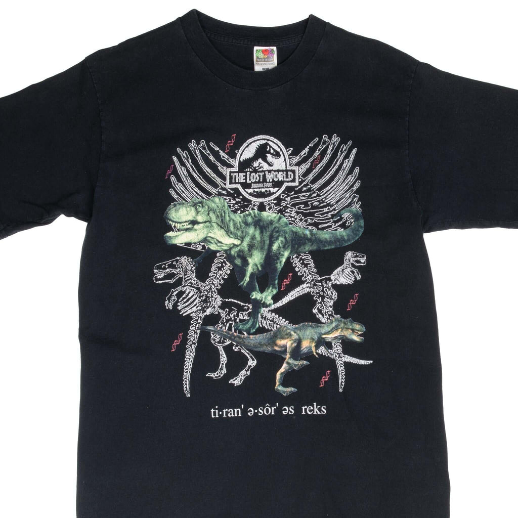 Vintage Jurassic Park The Lost World Tee Shirt 1990S Size Large Made In Usa