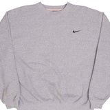 VINTAGE CLASSIC NIKE SWOOSH GREY HEAVYWEIGHT SWEATSHIRT 2000S XL