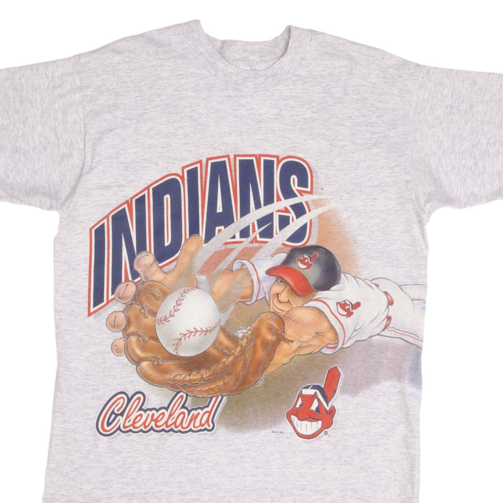Vintage MLB Cleveland Indians 1994 Tee Shirt Size Large Made In USA