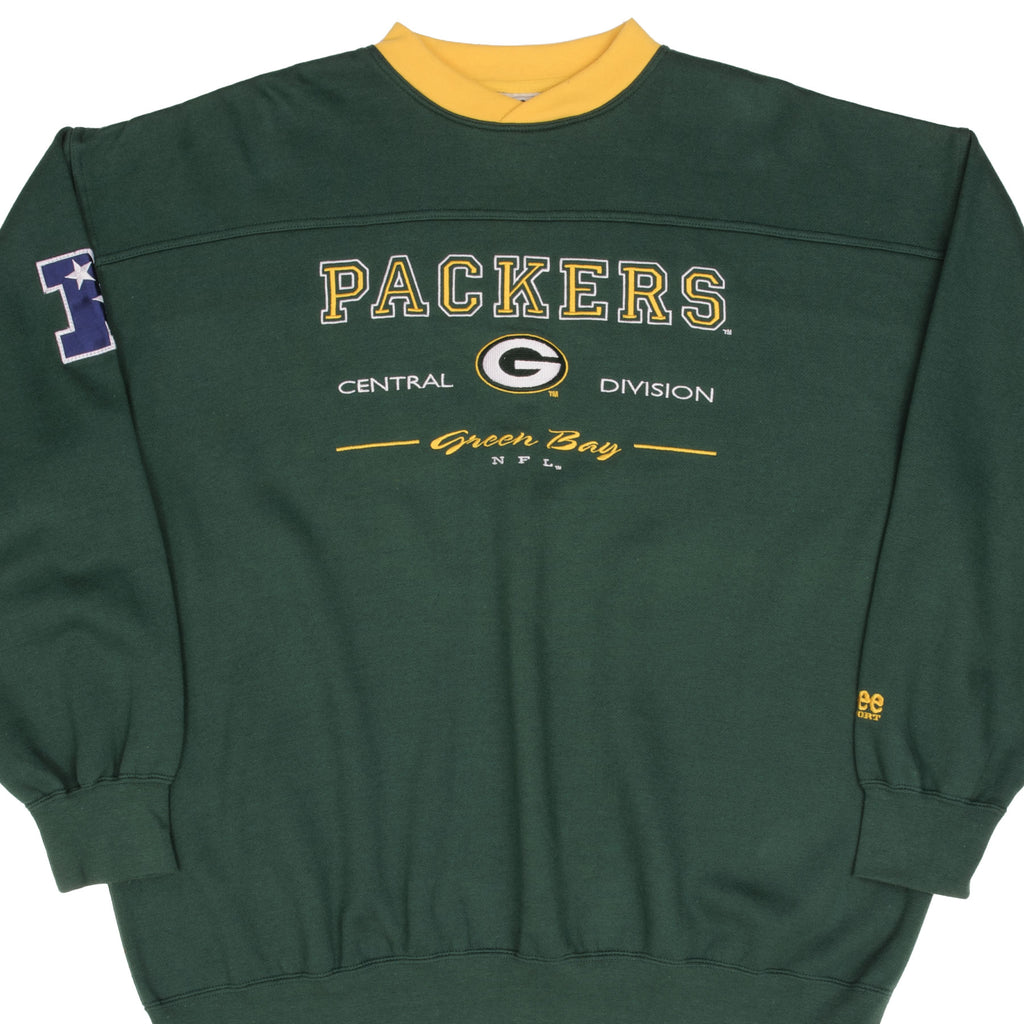 Vintage NFL Green Bay Packers Sweatshirt 1990S Size 2Xl Made In USA