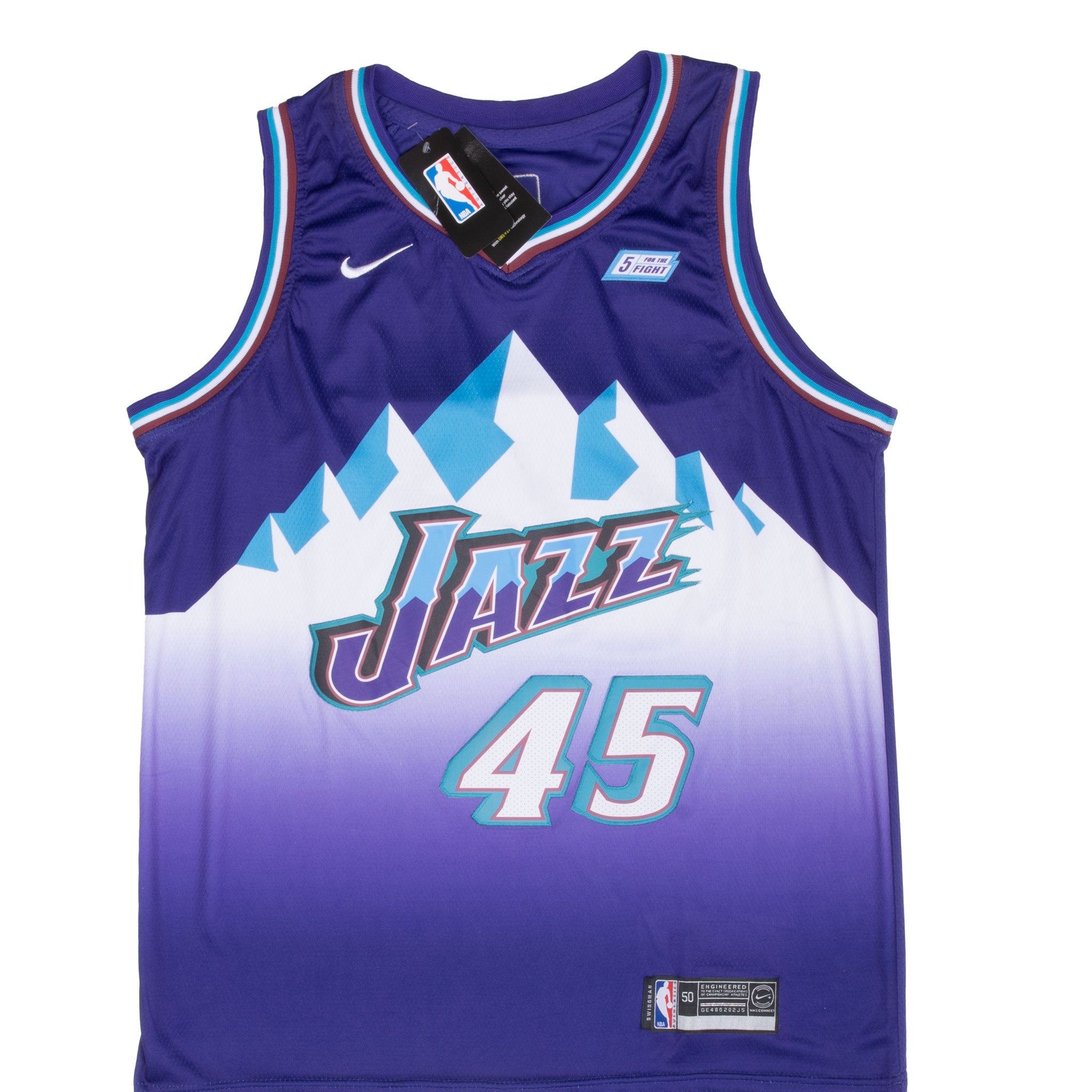 Vintage Nike Nba Utah Jazz Donovan Mitchell #45 Jersey Size 50 Deadstock