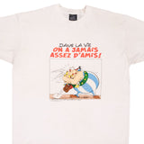 Vintage Asterix & Obelix On A Jamais Assez D'amis Tee Shirt 1996 Size XL