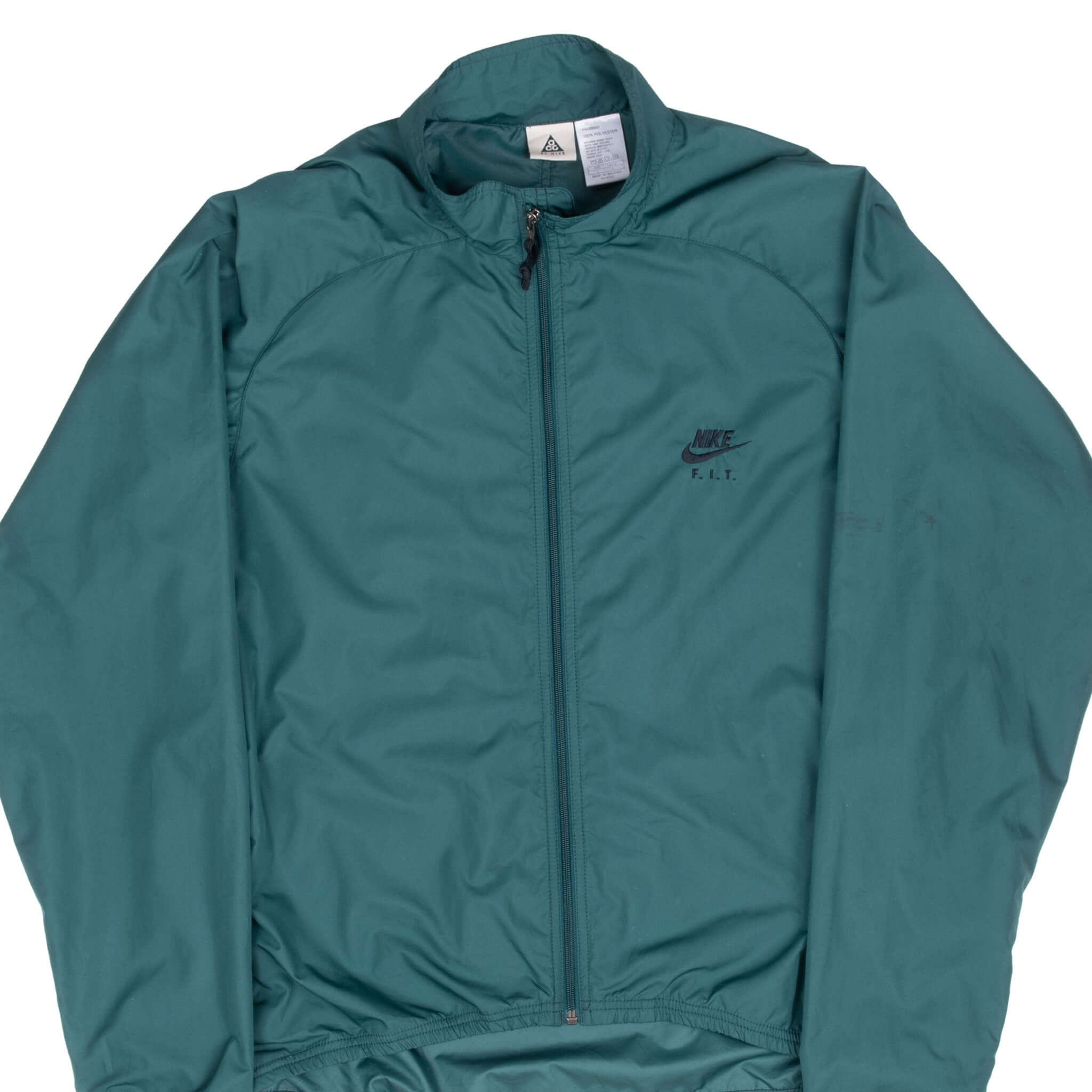 Vintage Nike ACG Green Windbreaker Jacket early 1990S Size Large