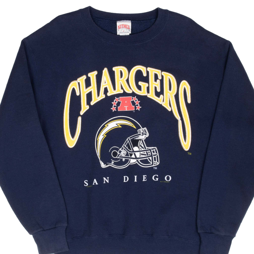 Vintage Nfl San Diego Chargers 1996 Sweatshirt Size Medium Made In Usa