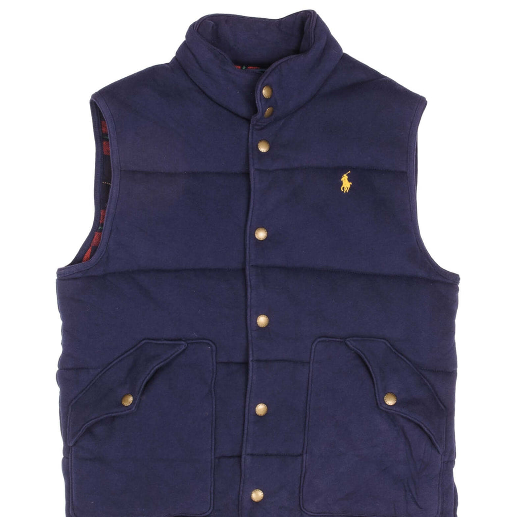 Vintage Polo Ralph Lauren 90s Sleeveless Vest Jacket Size Medium