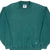 VINTAGE RUSSELL ATHLETIC BLANK GREEN PRO COTTON SWEATSHIRT 1990S LARGE MADE USA