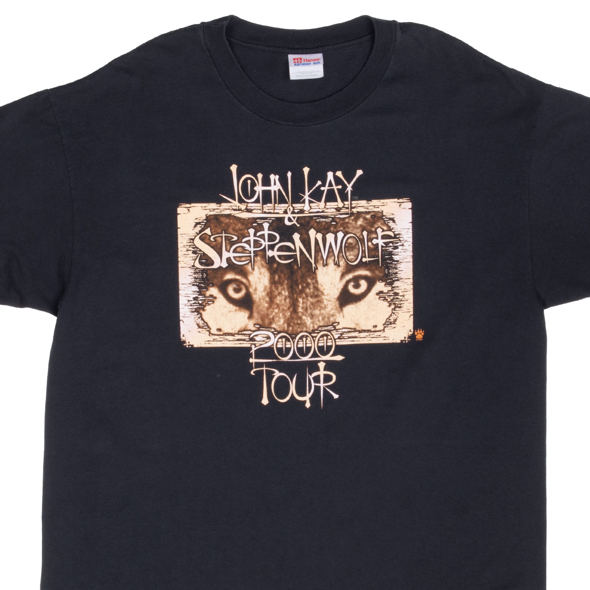 Vintage John Kay & Steppenwolf 2000 Tour Tee Shirt Size Xl