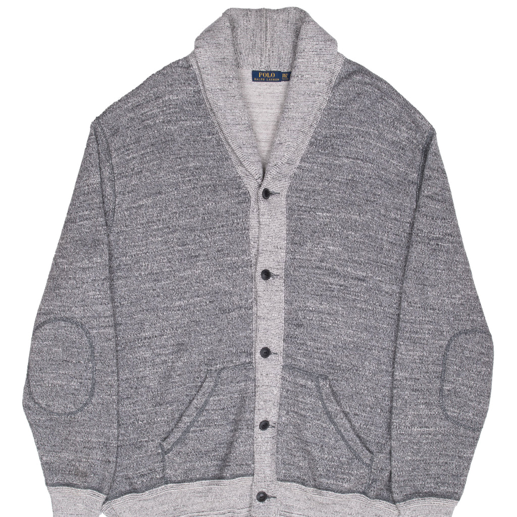 Vintage Polo Ralph Lauren Grey Cardigan Sweatshirt Size 2Xl Tall