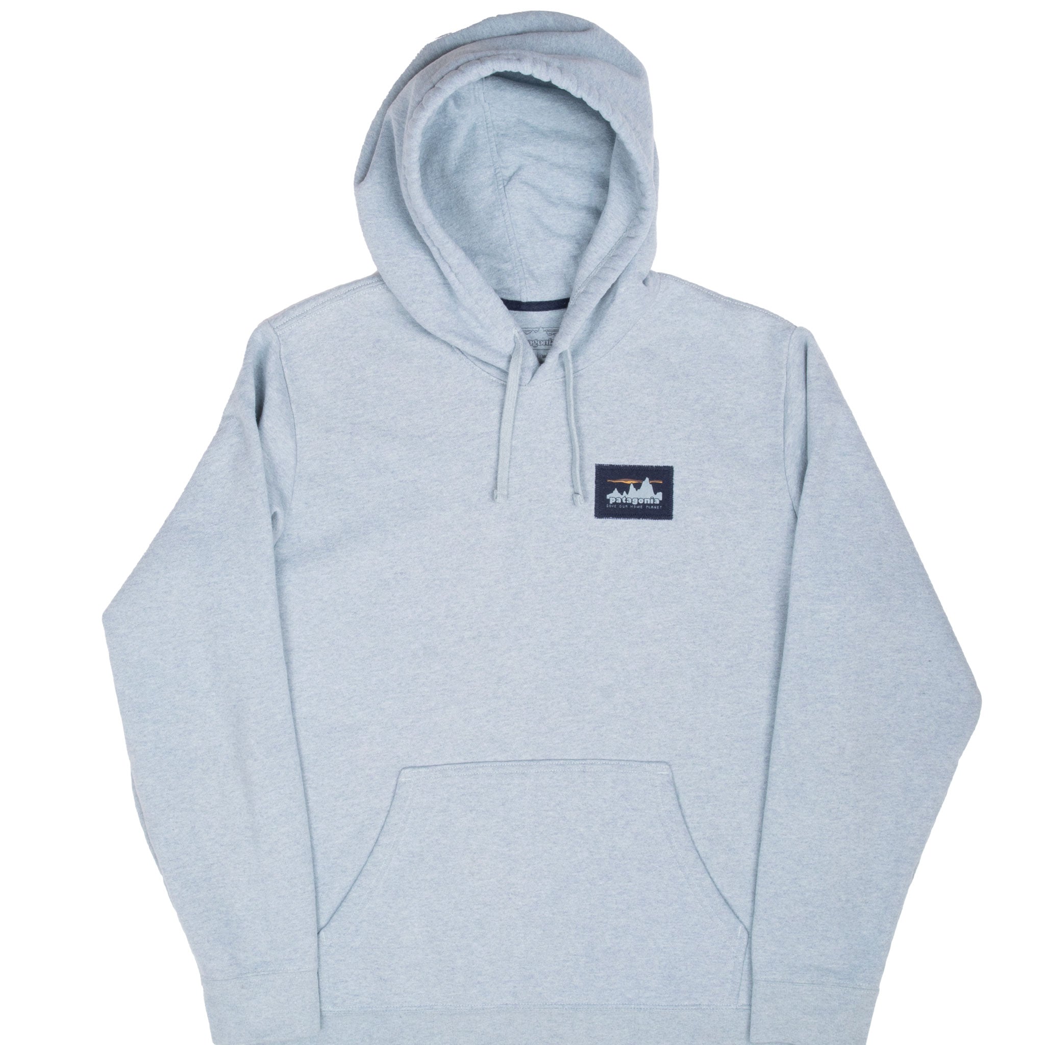 Patagonia Save Our Home Planet Grey Hoodie Sweatshirt Size Large