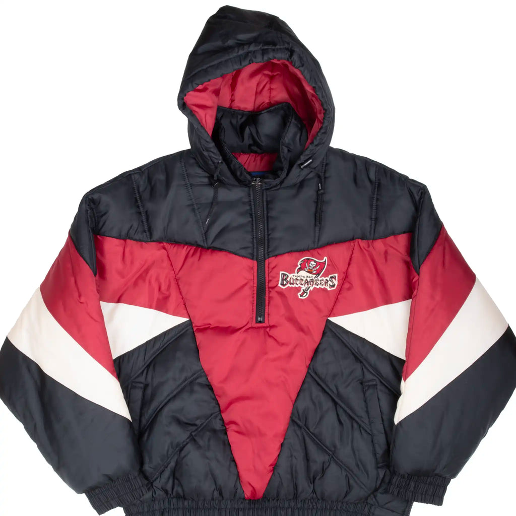 Vintage Nfl Pro Player Tampa Bay Buccaneers Heavy Windbreaker Pullover Jacket 1990S Size 2XL