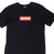 Supreme Box Black Logo Tee Shirt Size Large