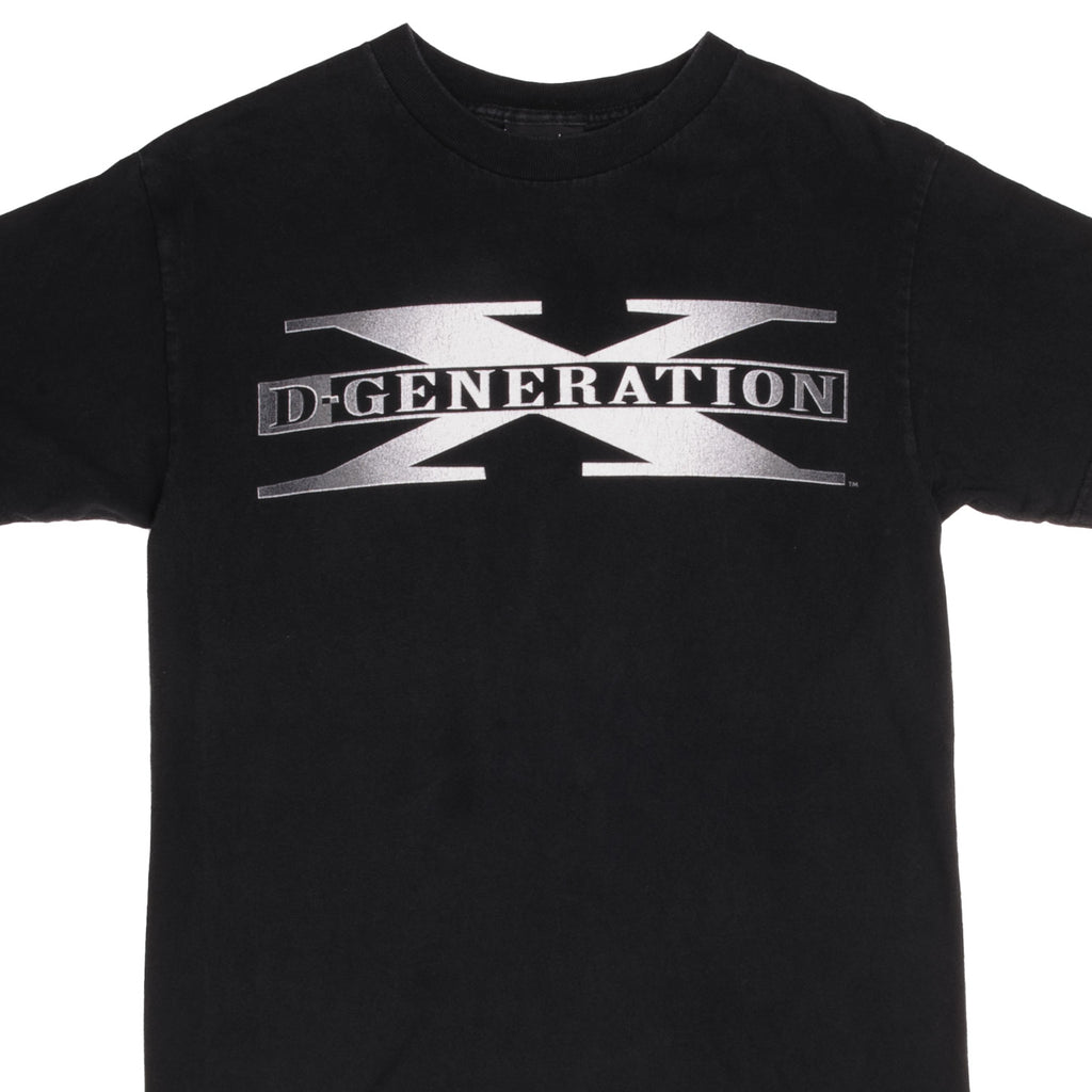 Vintage WWE World Wrestling Federation D-Generation X Two Words S*ck It Tee Shirt 2002 Size Medium