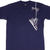 Vintage Blue Nike Air Jordan Tee Shirt 1980S Size Large Made In USA With Single Stitch Sleeves