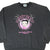 Front detail of black Betty Boop sweatshirt with pink diamond graphic and Universal Studios Florida text