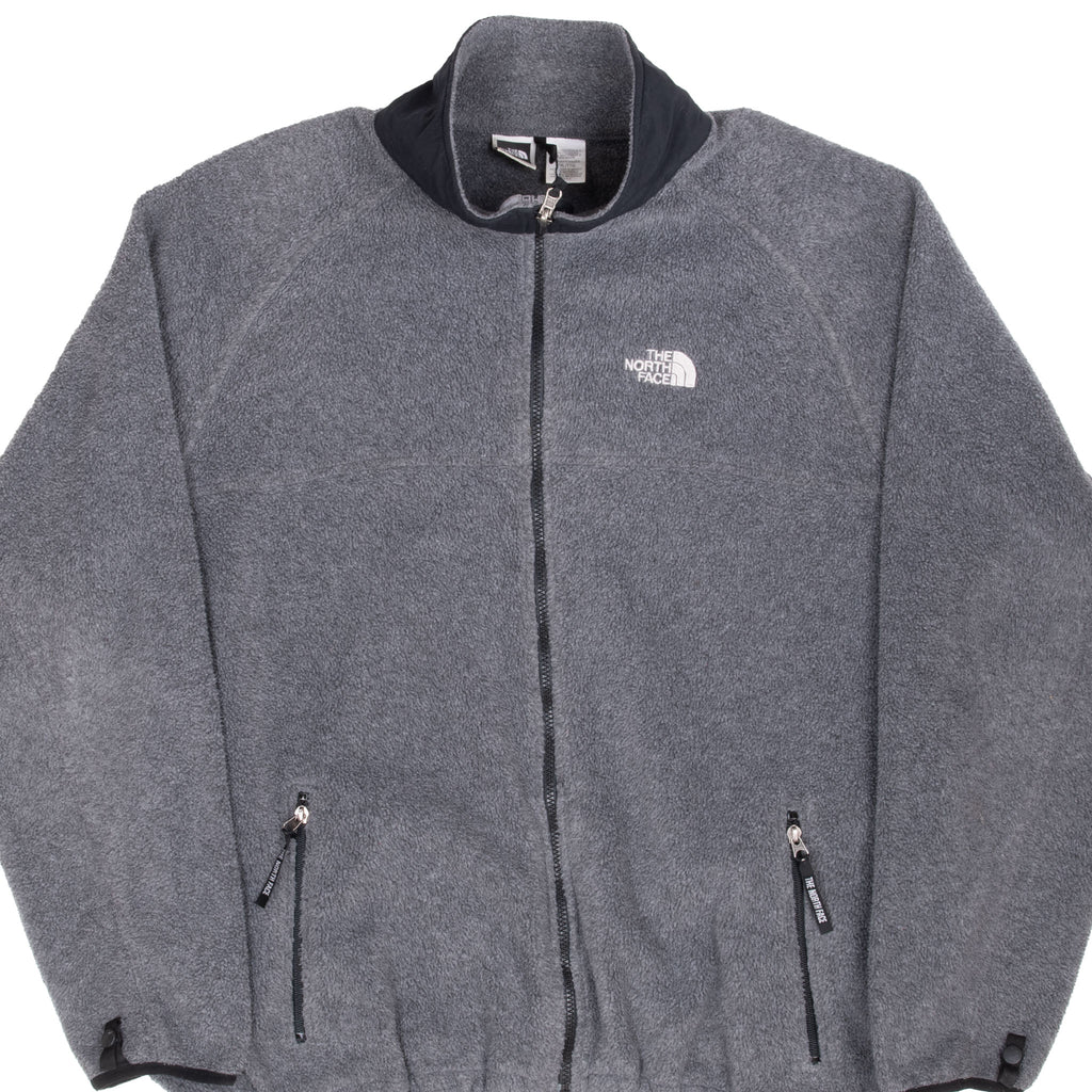 Vintage The North Face Polartec Grey Fleece Jacket 2000S Size 2Xl