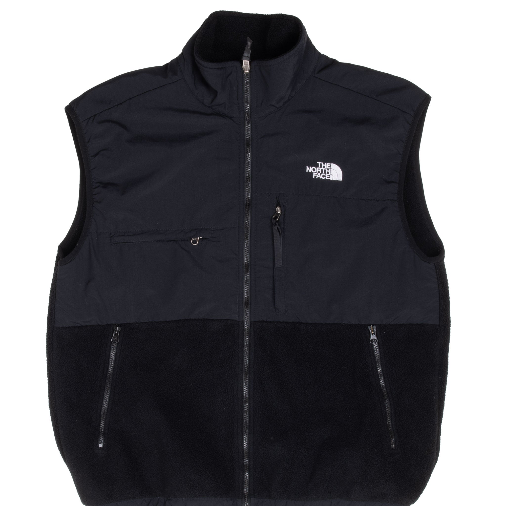 Vintage The North Face Denali Black Fleece Vest Jacket Size Large