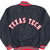 VINTAGE NCAA TEXAS TECH RUSSELL ATHLETIC BLACK BOMBER JACKET 1970S SIZE XL